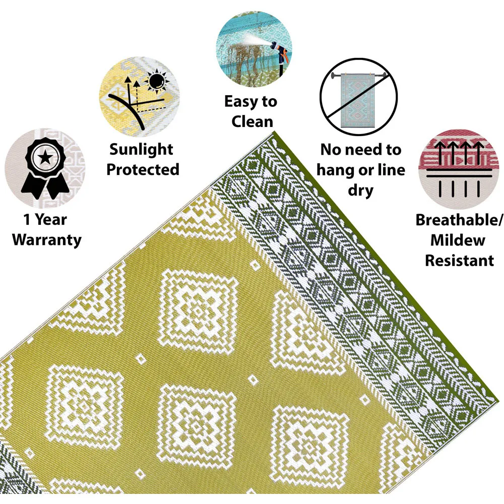 Venice Outdoor Rug - Green