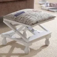 3 Position Footstool - White