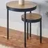 Duo Rotating Nesting Tables - Brown