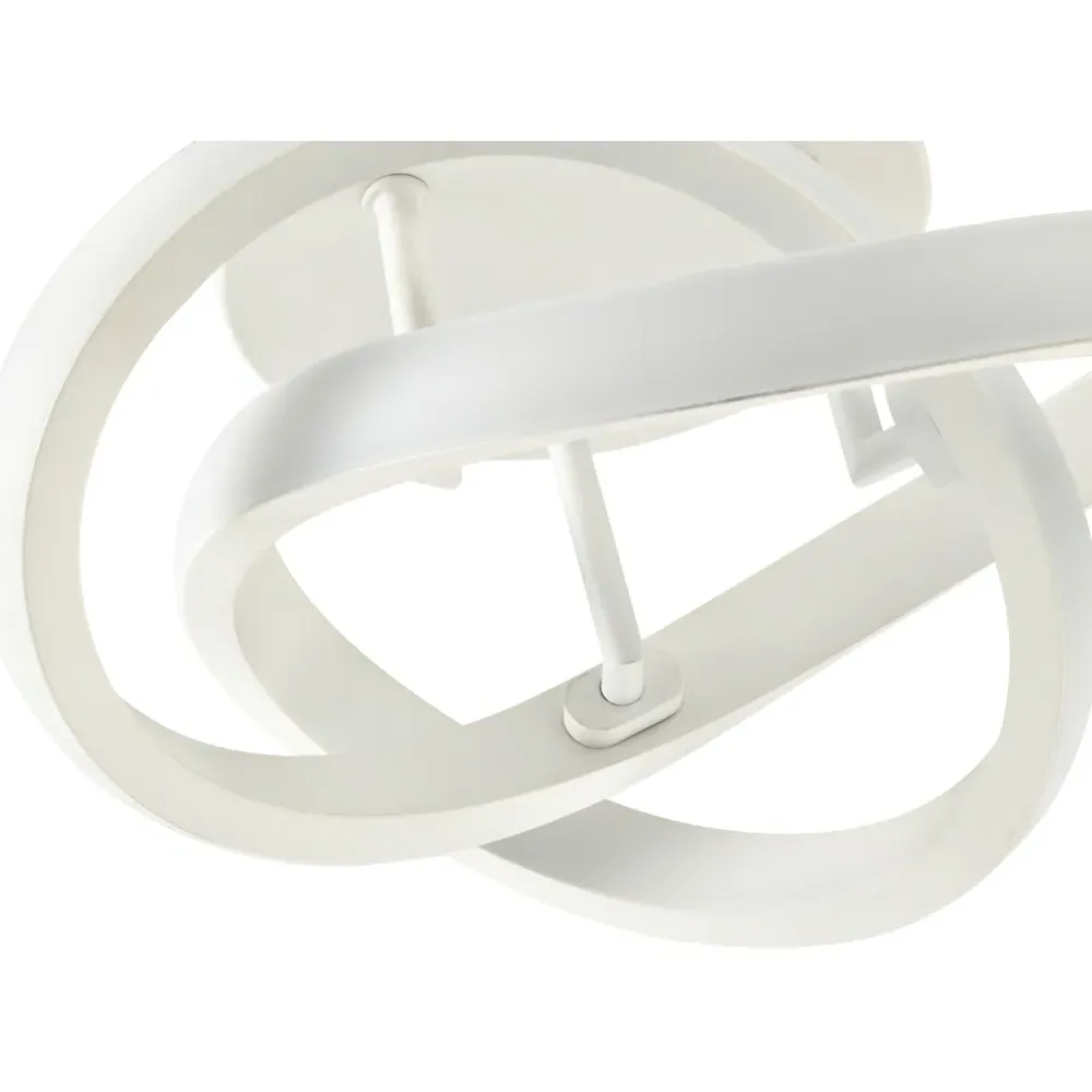 1253 Lumens LED Ceiling Light - White, Metal