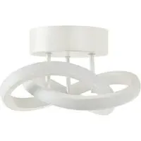 1253 Lumens LED Ceiling Light - White, Metal