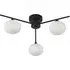 3 Branch Ceiling Light Fitting - Black