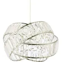 3 Ring Pendant Lighting Shade - Chrome