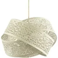 3 Ring Pendant Lighting Shade - White Gloss