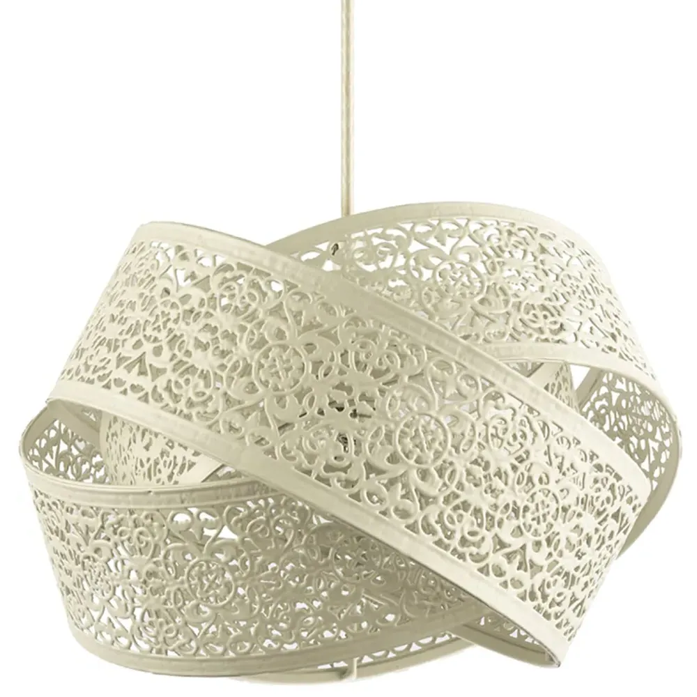 3 Ring Pendant Lighting Shade - White Gloss image