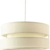 3 Tier Pendant Shade - Cream, Linen