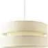3 Tier Pendant Shade - Cream, Linen