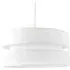 3 Tier Pendant Shade - White, Linen