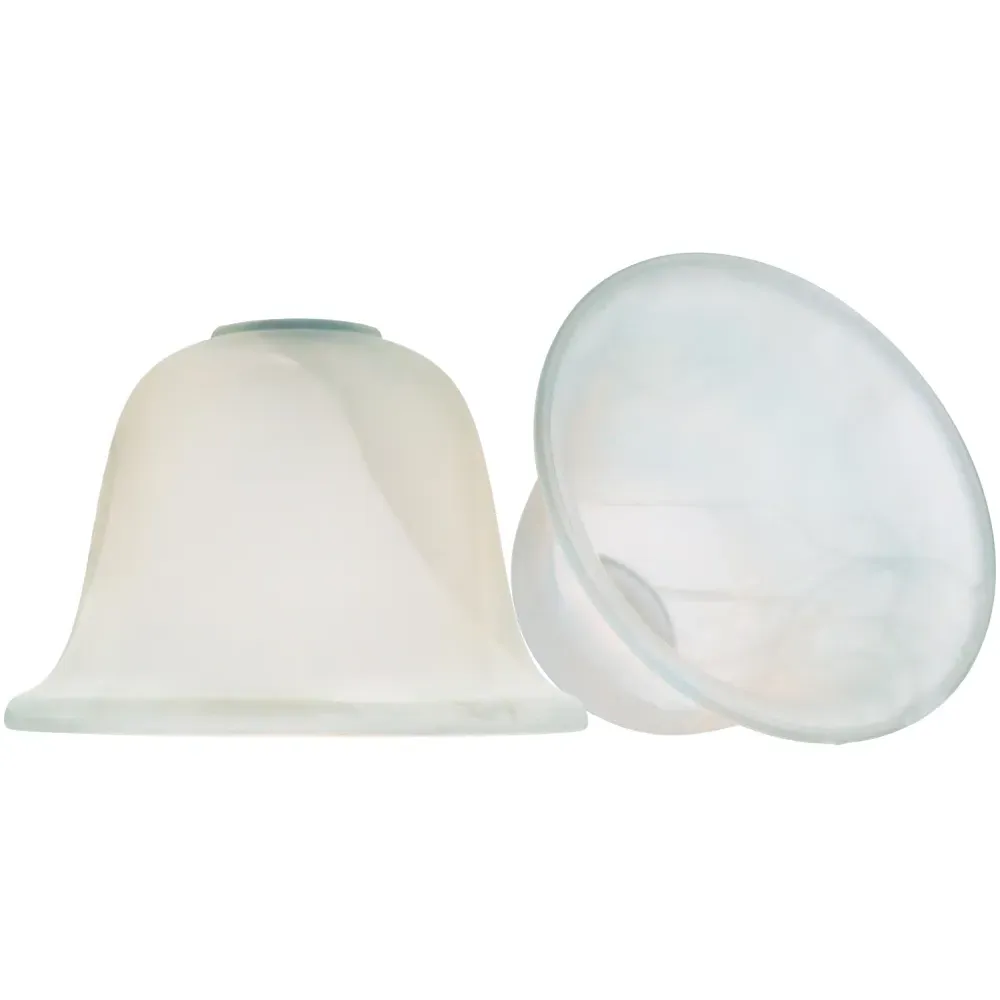Alabaster Glass Shade 2 Pack - White