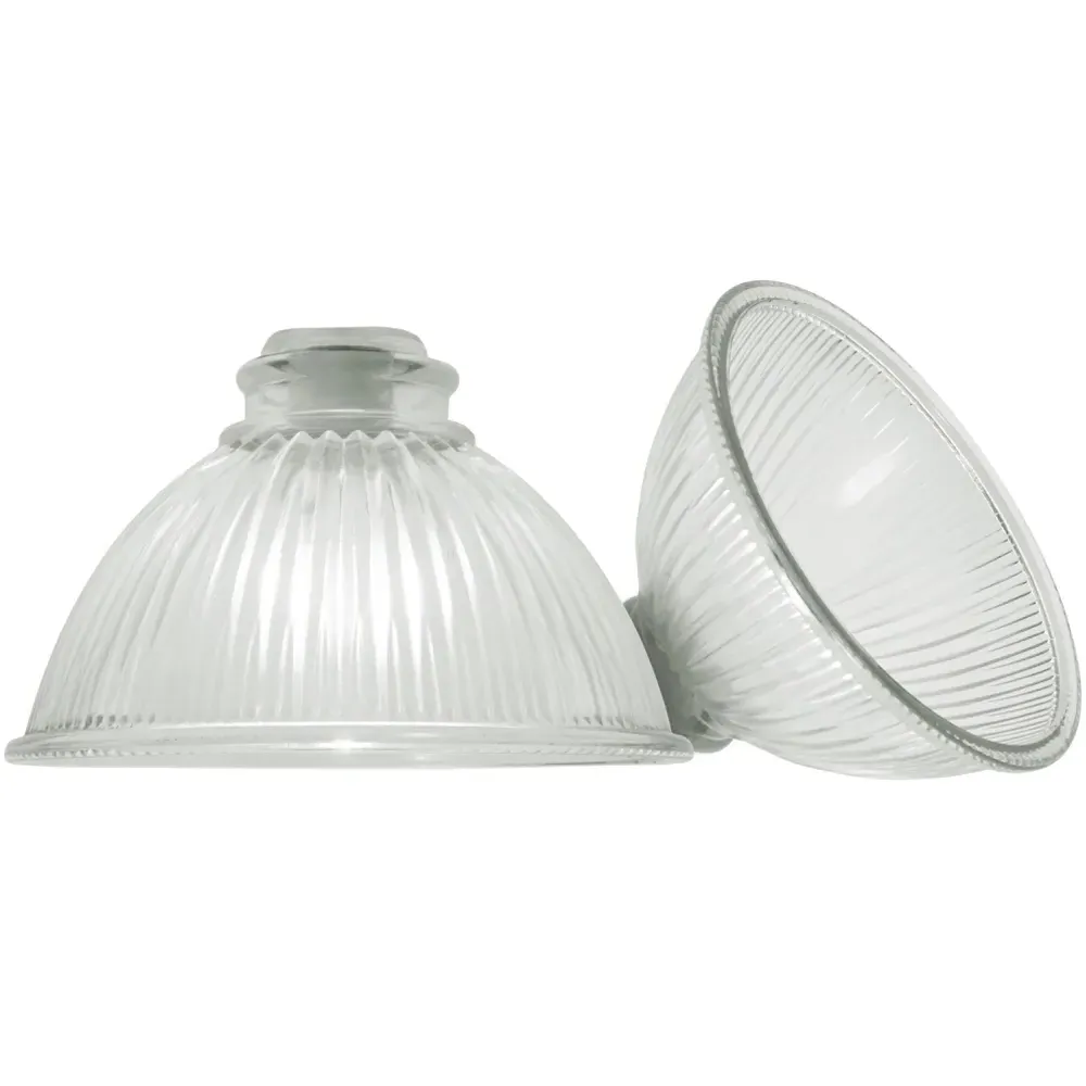 American Diner Glass Shade 2 Pack - Clear