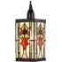 Art Deco Rectangular Pendant Shade - Multi, Stained Glass