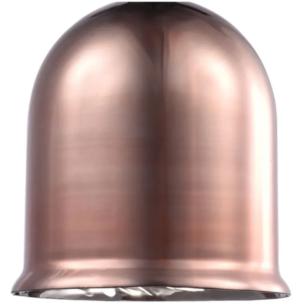 Bell Shaped Pendant Shade - Copper, Glass