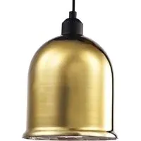 Bell Shaped Pendant Shade - Gold, Glass