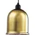 Bell Shaped Pendant Shade - Gold, Glass