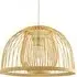 Birdcage Pendant Shade - Cream, Rattan and Bamboo