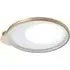 Brushed Gold LED Ceiling Light with Opal White Acrylic