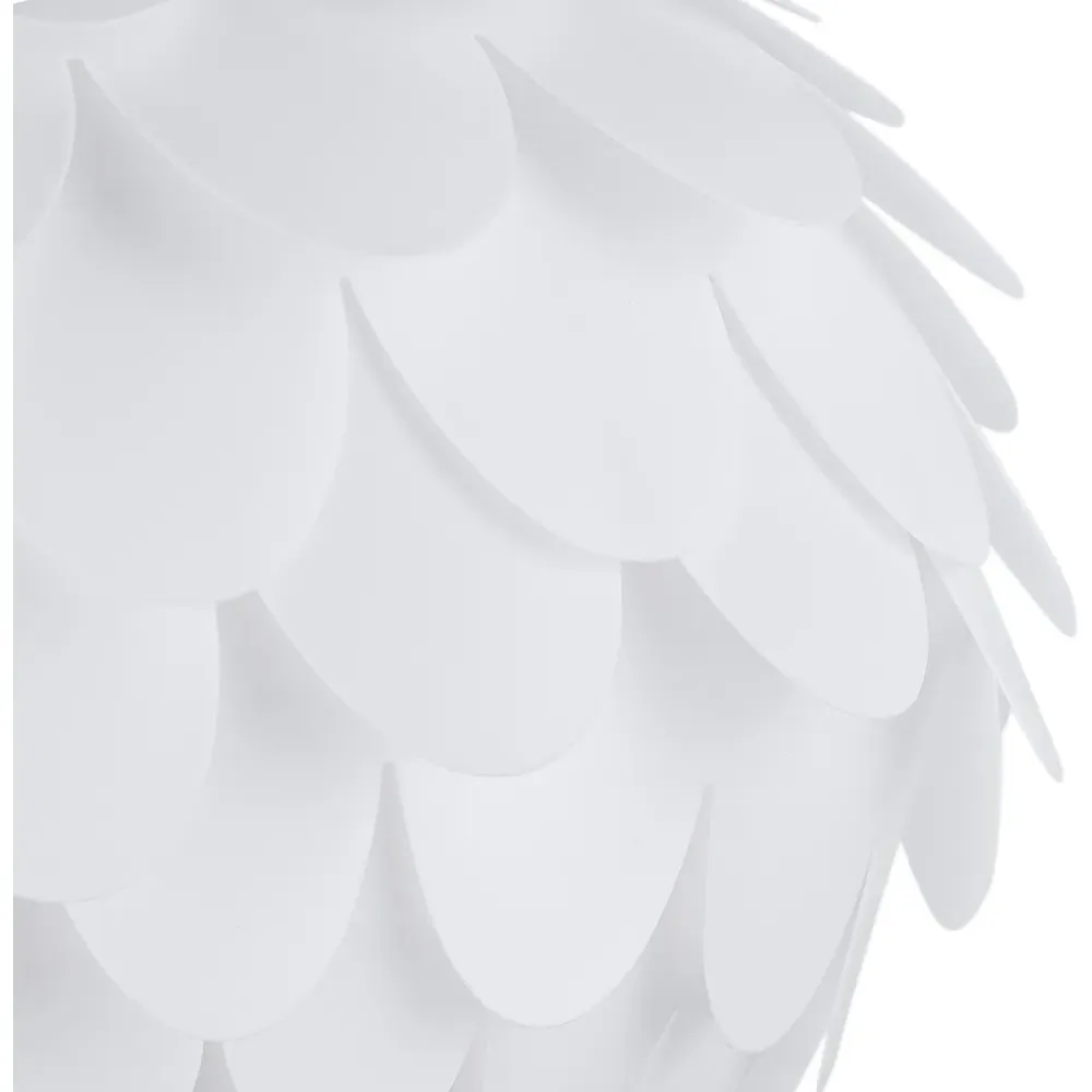 Cloud Effect Polypropylene Pendant Shade - White
