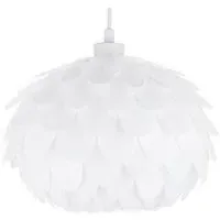 Cloud Effect Polypropylene Pendant Shade - White