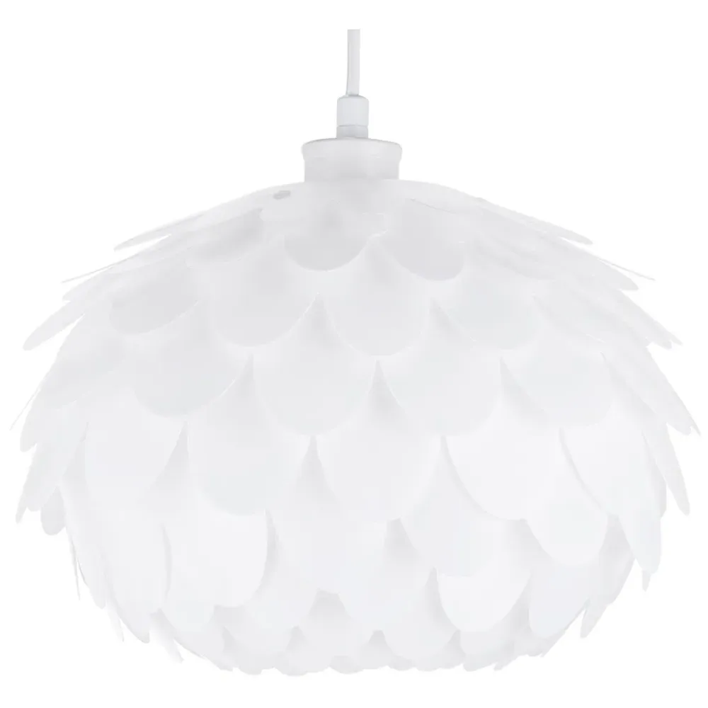 Cloud Effect Polypropylene Pendant Shade - White image