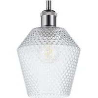 Compact Diamond Pendant Shade - Clear, Glass