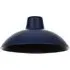 Curved Metal Pendant Shade - Blue