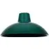 Curved Metal Pendant Shade - Forest Green