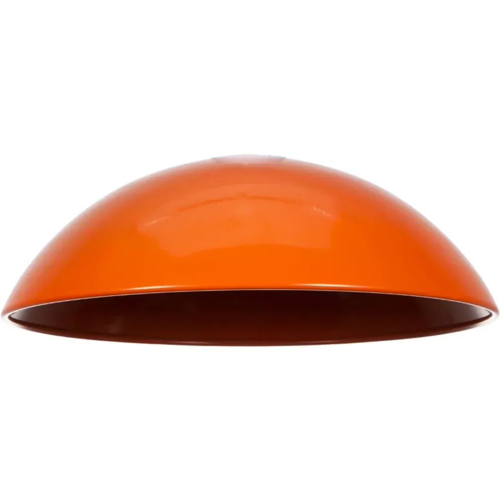 Disc Pendant Shade - Orange, Metal