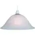 Domed Pendant Shade - White, Alabaster Glass