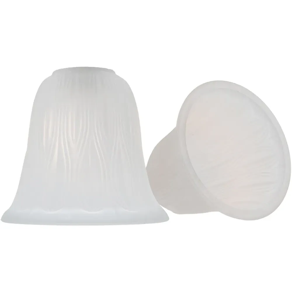 Etched Glass Shade 2 Pack - White