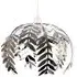 Fern Leaf Design Pendant Shade - Silver, Chrome
