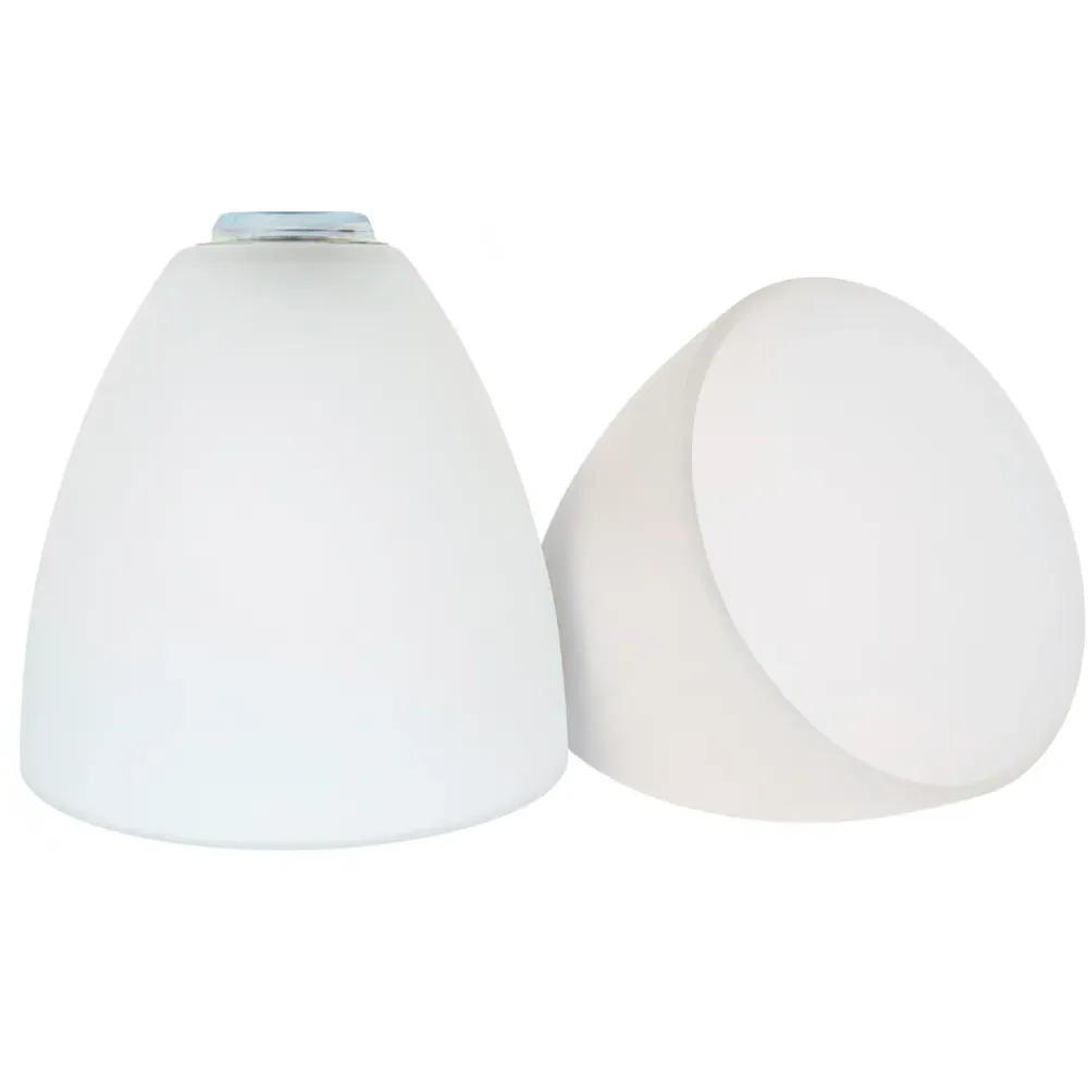 Frosted Glass Shade 2 Pack - White