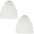Frosted Glass Shade 2 Pack - White