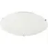 Frosted White Flush Ceiling Light Fitting - White