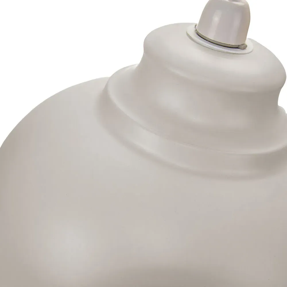 Galley Ceiling Pendant Light Shade - Dove Grey, Metal