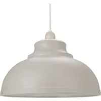 Galley Ceiling Pendant Light Shade - Dove Grey, Metal