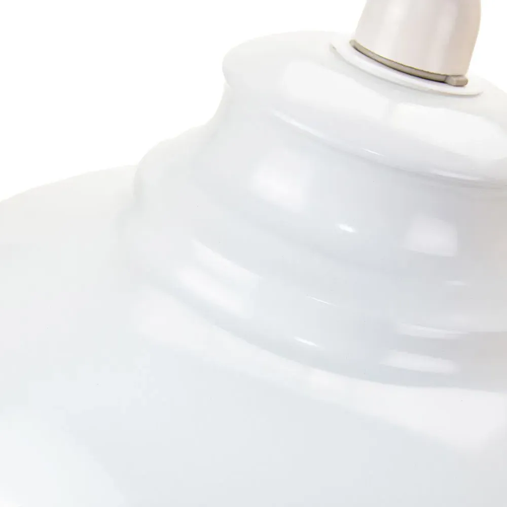 Galley Ceiling Pendant Light Shade - White, Metal
