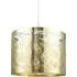 Metal Fern Leaf Pendant Shade - Gold
