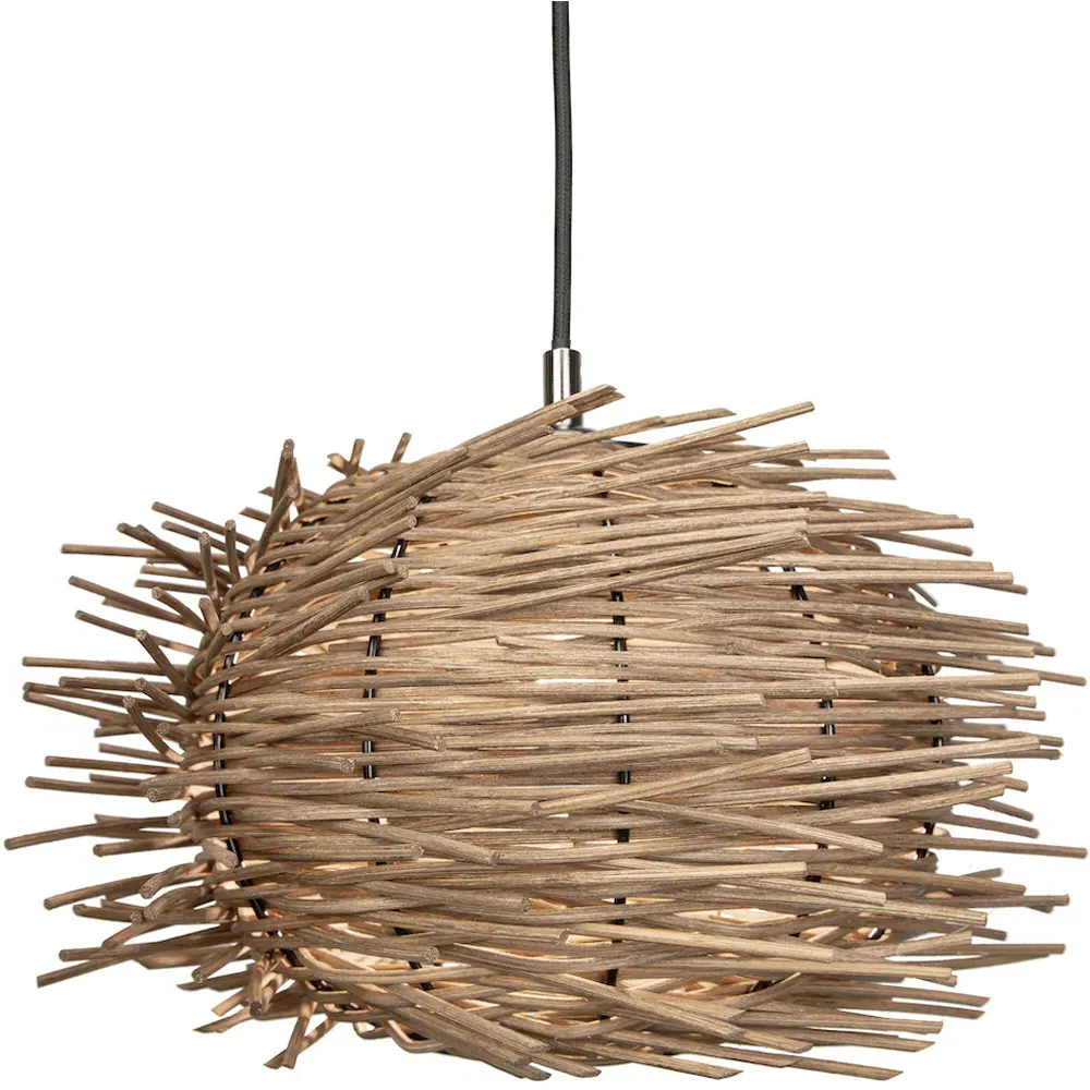 Nest Pendant Light Shade - Brown, Rattan image