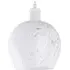 Opal Snowflake Glass Pendant Shade - White