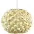 Oval Bamboo Pendant Shade - Natural Brown