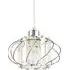 Pendant Lamp Shade with Acrylic Prism - Silver, Metal