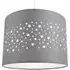 Pendant Shade with Stars - Grey, Cotton