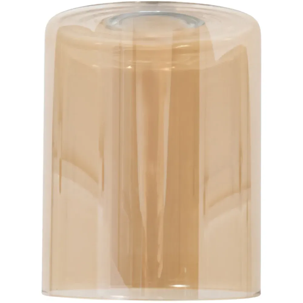 Rectangular Glass Lamp Shade 2 Pack - Amber