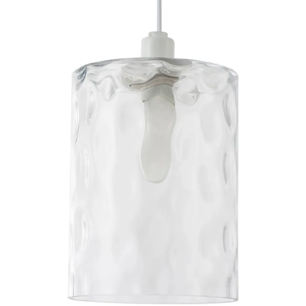 Rectangular Pendant Lamp Shade - Clear, Glass image