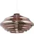 Ribbed Honeycomb Glass Pendant Light Shade - Copper