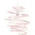 Ribbon Swirl Ceiling Light Pendant - Pink, Metal
