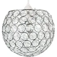Round Globe Pendant Shade - Clear, Acrylic