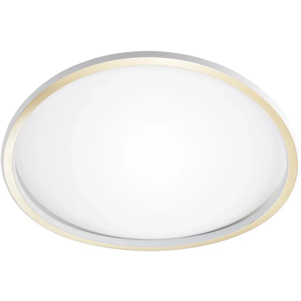 Satin Gold LED Ceiling Light with Opal Diffuser - Gold