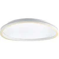 Satin Gold LED Ceiling Light with Opal Diffuser - Gold