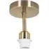 Semi Flush Ceiling Light - Brushed Antique Brass